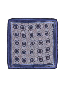 Eton - Medallion Double Print -silkkitaskuliina - 29 NAVY | Stockmann