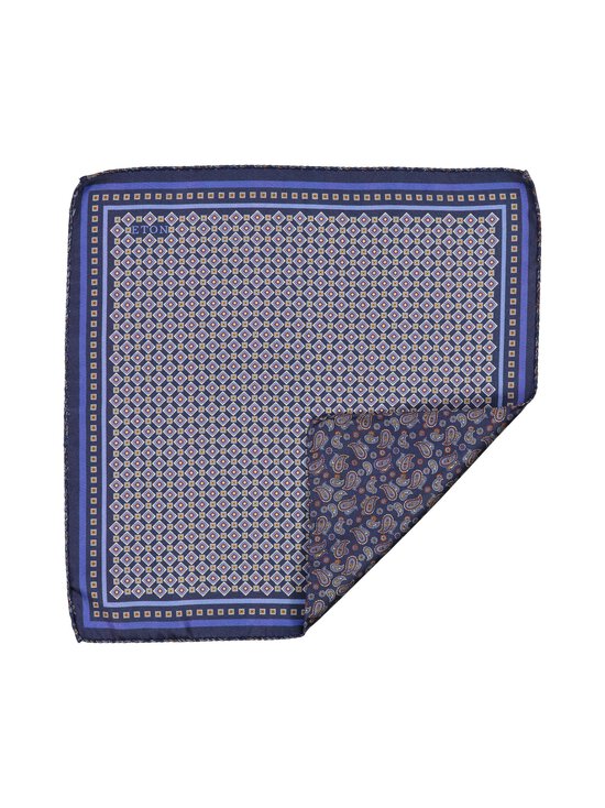 Eton - Medallion Double Print -silkkitaskuliina - 29 NAVY | Stockmann - photo 2
