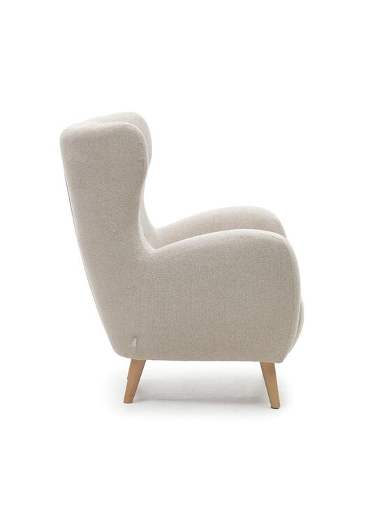 Kave Home - Patio-nojatuoli beige chenille-kangas - BEIGE | Stockmann - photo 2