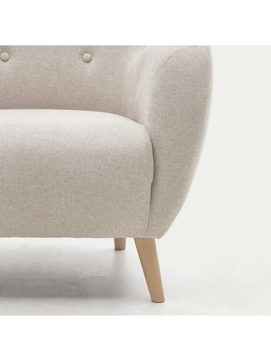 Kave Home - Patio-nojatuoli beige chenille-kangas - BEIGE | Stockmann - photo 6