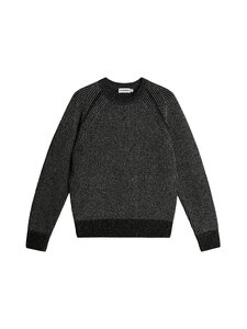 J.Lindeberg - Kudum Fred Crew Neck - U242 DARK GREY MELANGE | Stockmann