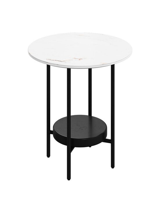 BoConcept - Madrid-sivupöytä valkoinen keramiikka / musta ⌀ 46 cm - BEIGE | Stockmann - photo 2