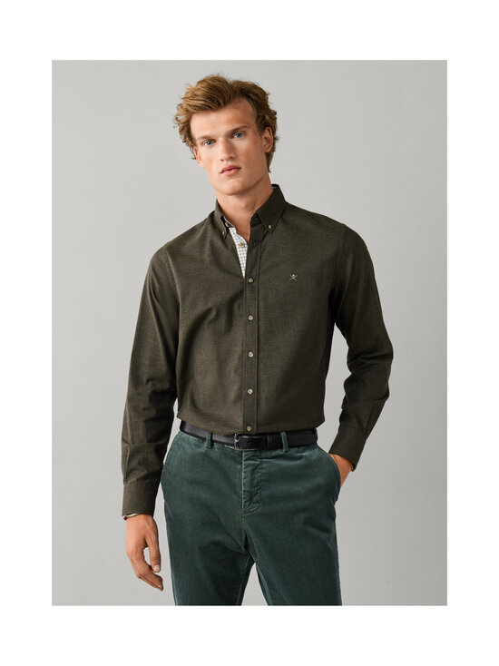 Hackett London - Flannel Multi Trim krekls - 781 GREEN | Stockmann - photo 3