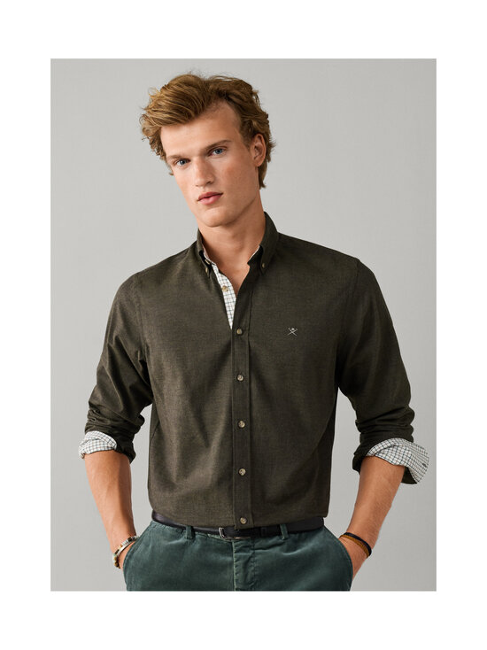 Hackett London - Flannel Multi Trim krekls - 781 GREEN | Stockmann - photo 4