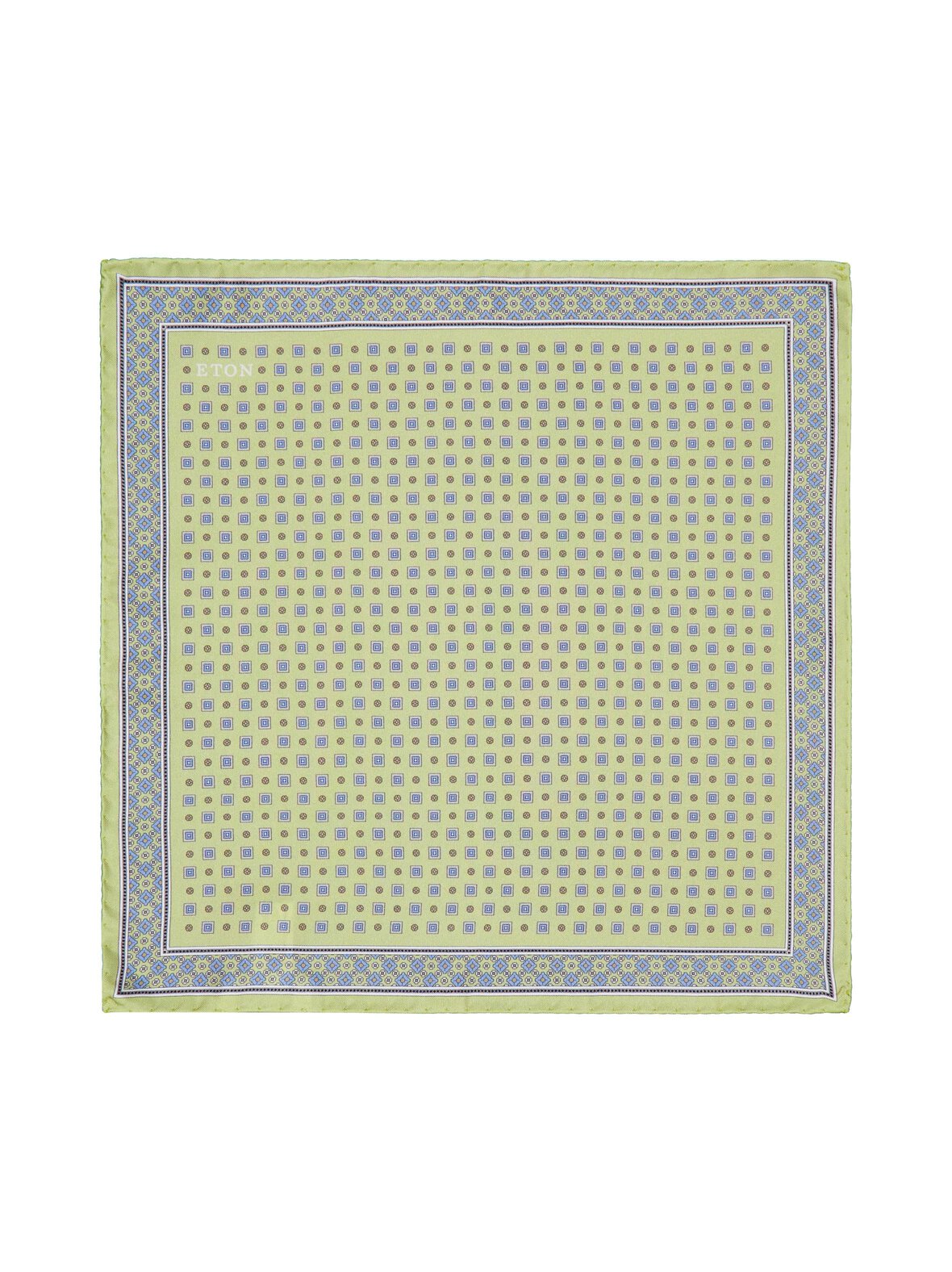 Medallion floral twill -silkkitaskuliina