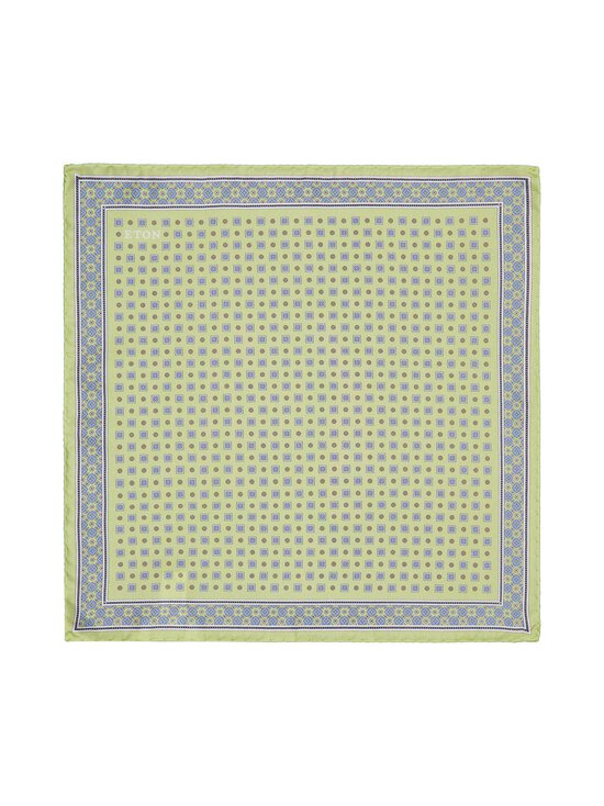 Eton - Medallion Floral Twill -silkkitaskuliina - 44 YELLOW | Stockmann - photo 1