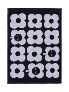 Finlayson - Kukka-käsipyyhe 50 x 70 cm - BLACK/WHITE | Stockmann
