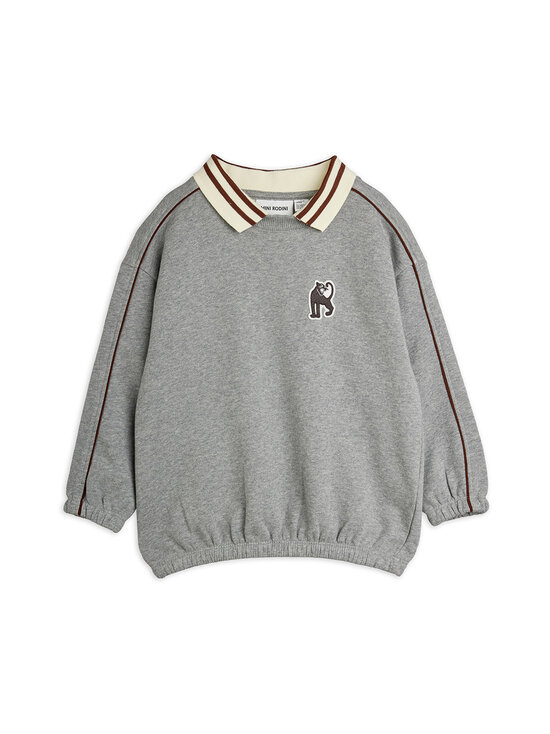 Mini Rodini - Panther Patch Piping -paita - 94 GREY MELANGE | Stockmann - photo 1