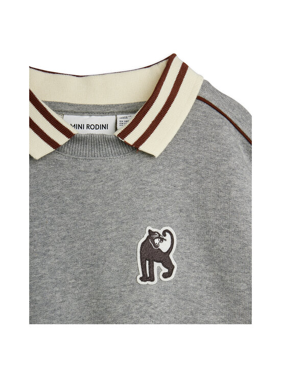 Mini Rodini - Panther Patch Piping -paita - 94 GREY MELANGE | Stockmann - photo 3