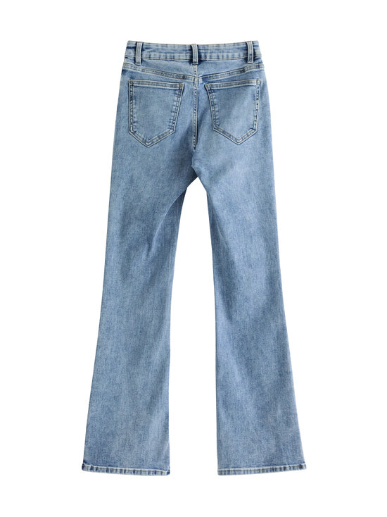 Lindex - Freja Flared Leg Embroidery džinsi - 766 BLUE | Stockmann - photo 2