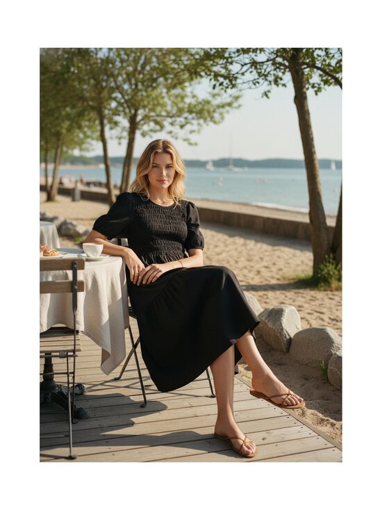 NOOM - Gala-pellavasekoitemekko - BLACK | Stockmann - photo 7