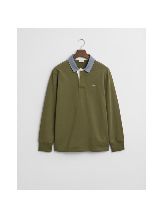 GANT - Särk Chambray Heavy Rugger - 303 MOSS GREEN | Stockmann - photo 7