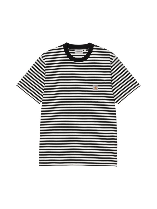 Carhartt WIP - Ezra Pocket t-paita - 3KRXX EZRA STRIPE, BLACK / WAX /--- | Stockmann - photo 1