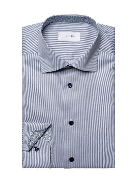 Eton - Triiksärk Contemporary Fit Fine Striped Floral Effect - 25 MID BLUE - photo 1 Eton - Triiksärk Contemporary Fit Fine Striped Floral Effect - 25 MID BLUE | Stockmann - photo 1