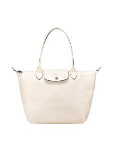 Longchamp - Nahast õlakott Le Pliage Xtra Shoulder M - 037 ECRU | Stockmann