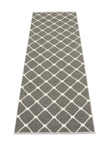 Pappelina - Rex-käytävämatto - CHARCOAL VANILLA (TUMMANHARMAA/VALKOINEN) | Stockmann