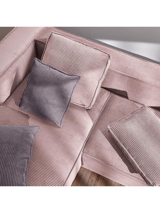 Kave Home - Blok-divaanisohva vaaleanpunainen vakosametti L 330 cm/vasen - PINK | Stockmann - photo 6