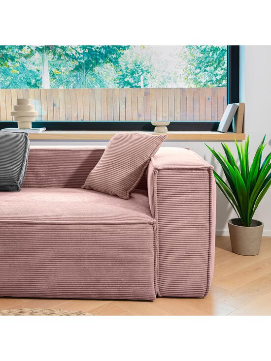 Kave Home - Blok-divaanisohva vaaleanpunainen vakosametti L 330 cm/vasen - PINK | Stockmann - photo 7
