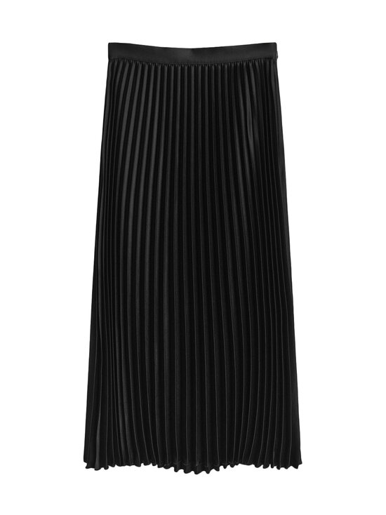 GANT - Plisēts satīna svārki - 5 BLACK | Stockmann - photo 1