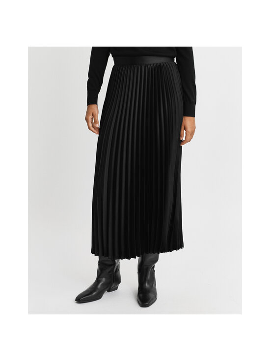 GANT - Plisēts satīna svārki - 5 BLACK | Stockmann - photo 3