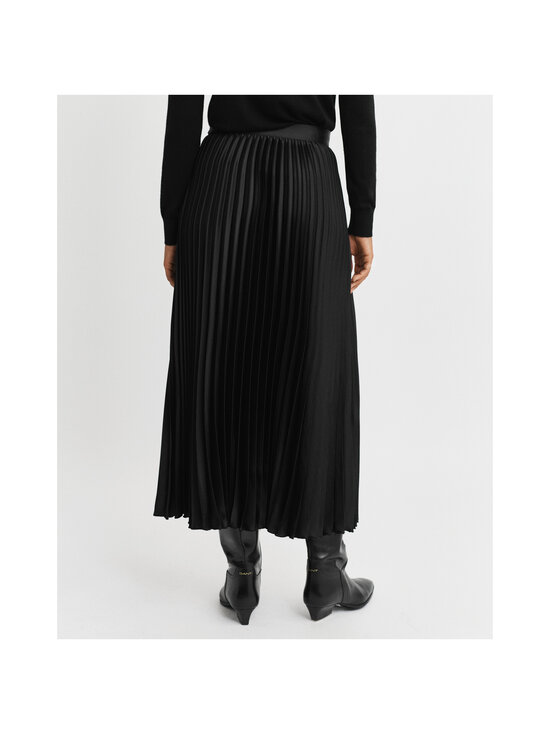 GANT - Plisēts satīna svārki - 5 BLACK | Stockmann - photo 4