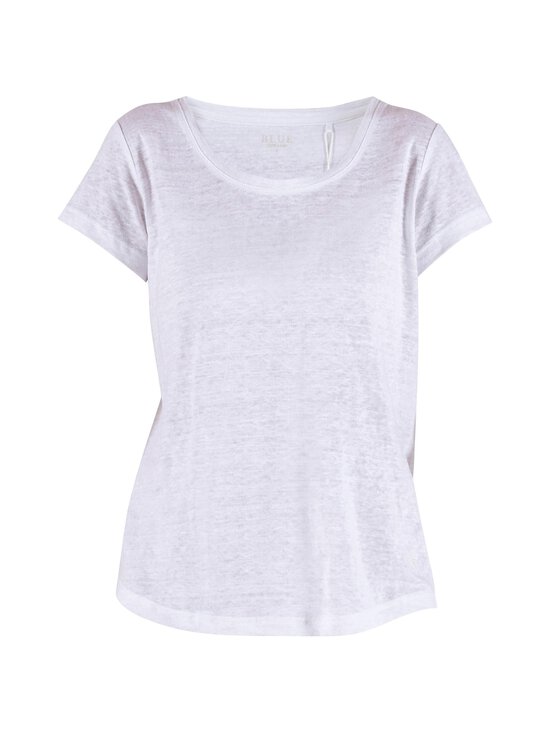 BLUE - Lotta- pellavainen t-paita - WHITE | Stockmann - photo 1