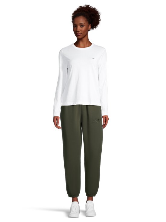 GANT - Regular Tonal Shield -collegehousut - 368 DARK MOSS GREEN - photo 3 GANT - Regular Tonal Shield -collegehousut - 368 DARK MOSS GREEN | Stockmann - photo 3