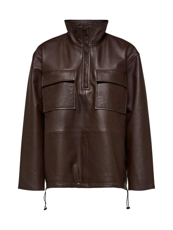 Selected - SLFNEBBY LEATHER ANORAK W Selected - COFFEE BEAN - photo 1 Selected - SLFNEBBY LEATHER ANORAK W Selected - COFFEE BEAN | Stockmann - photo 1
