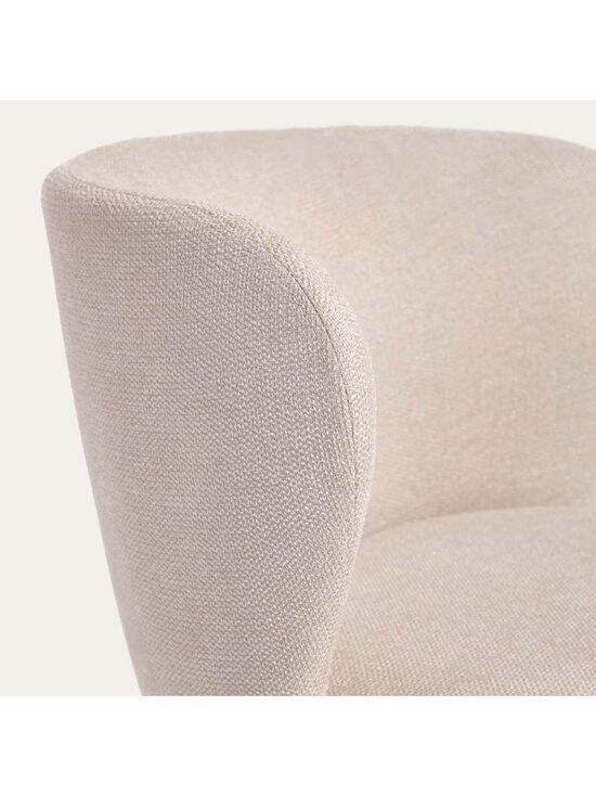 Kave Home - Ciselia-tuoli beige chenille-kangas - BEIGE | Stockmann - photo 4