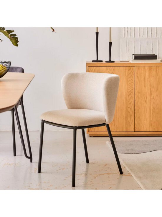 Kave Home - Ciselia-tuoli beige chenille-kangas - BEIGE | Stockmann - photo 5