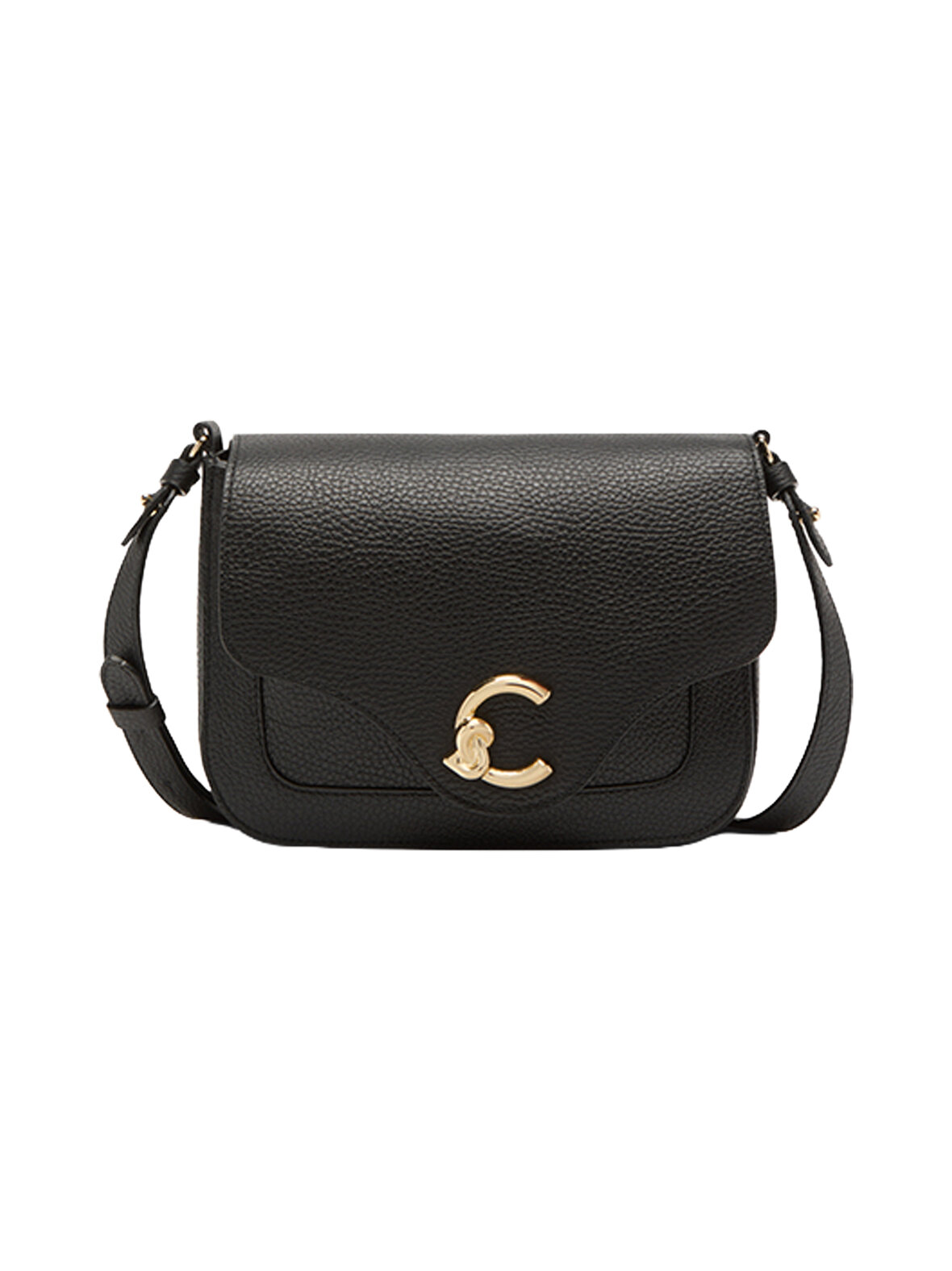 C-me grained leather -käsilaukku