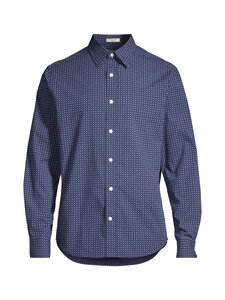 GANT - Triiksärk Regular Micro Print - 409 CLASSIC BLUE | Stockmann