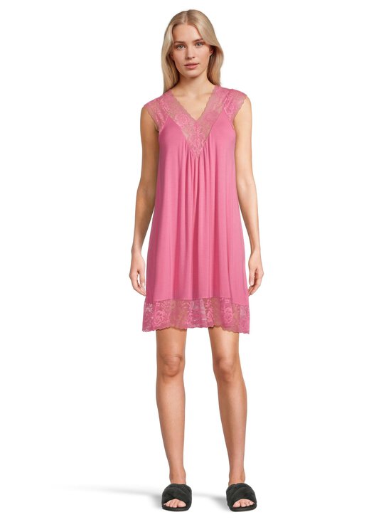 Damella - Plain Sleeveless Lace -yöpaita - 294 RASPBERRY | Stockmann - photo 2