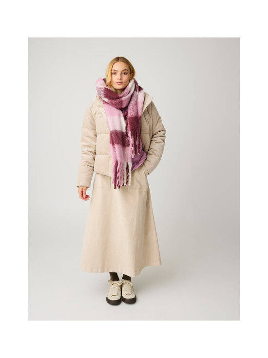 Knowledge Cotton Apparel - Hapsullinen huivi - 7011 RED CHECK | Stockmann - photo 4