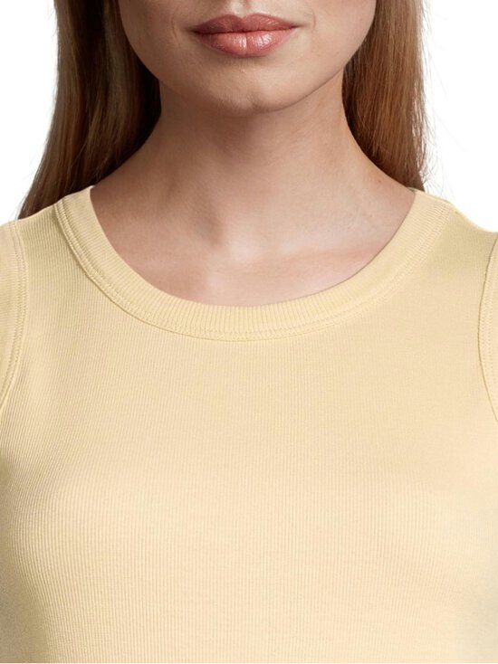 A+more - Topp Mae Ribbed Tank - LIGHT YELLOW | Stockmann - photo 4