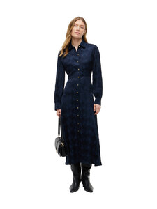 Tommy Hilfiger - Fluid Jacquard -paitamekko - C1G DARK BLUE | Stockmann