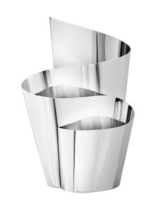 Georg Jensen - Fold Tall -maljakko - STEEL | Stockmann