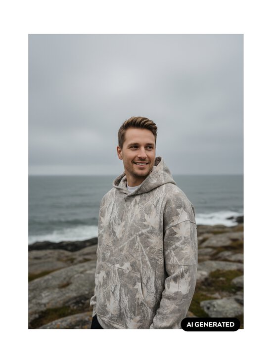 Only & Sons - Kapuutsiga pusa OnsJosh Relaxed - SILVER LINING AOP:CAMO | Stockmann - photo 4