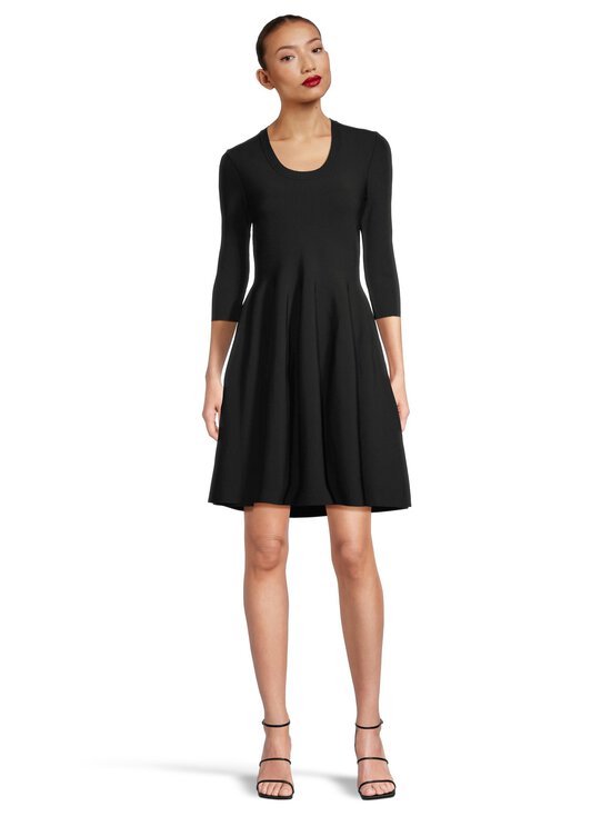 Stella McCartney - Compact Knit And Flare -neulemekko - 1000 BLACK | Stockmann - photo 2
