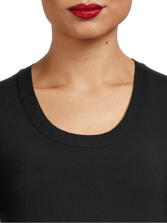 Stella McCartney - Compact Knit And Flare -neulemekko - 1000 BLACK | Stockmann - photo 4