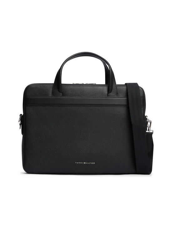 Tommy Hilfiger - Business Leather klēpjdatora soma - BDS BLACK | Stockmann - photo 1