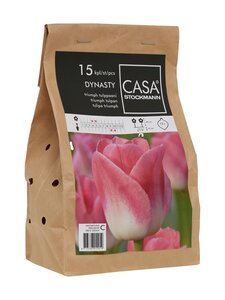 Casa Stockmann - Dynasty-tulppaanisipulit 15 kpl - VAALEANPUNAINEN-PINKKI Casa Stockmann - Dynasty-tulppaanisipulit 15 kpl - VAALEANPUNAINEN-PINKKI | Stockmann