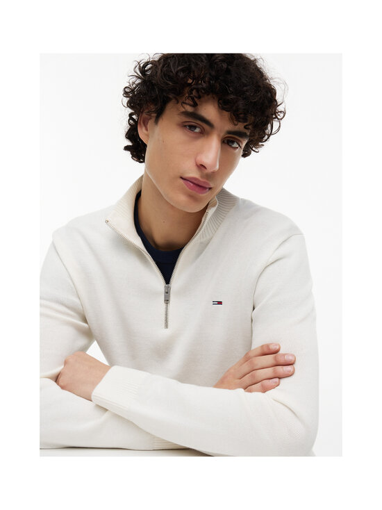Tommy Jeans - Essential Quarter Zip džemperis - YBH OFF WHITE | Stockmann - photo 5