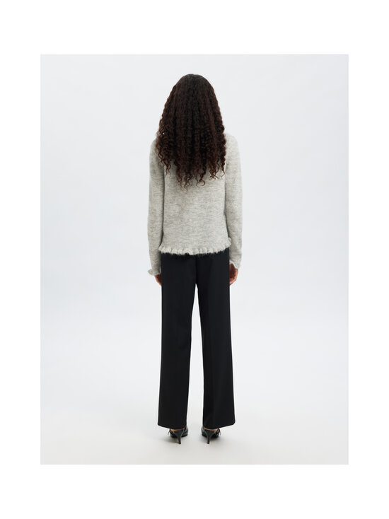 Selected - Kardigan Slflulu Frill - LIGHT GREY MELANGE | Stockmann - photo 3