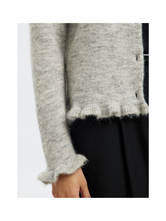 Selected - Kardigan Slflulu Frill - LIGHT GREY MELANGE | Stockmann - photo 5