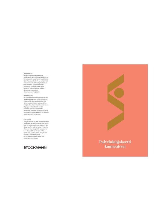 Stockmann - Palvelulahjakortti kauneuteen - CORAL | Stockmann - photo 10