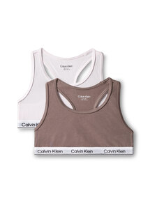 Calvin Klein Kids - Bralette-rintaliivit 2-pack - 0TF IRON / ORCHIDICE | Stockmann