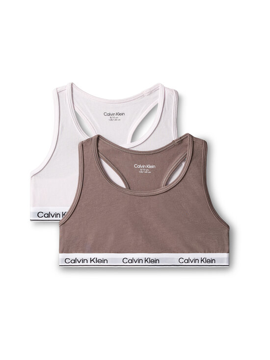 Calvin Klein Kids - Bralette-rintaliivit 2-pack - 0TF IRON / ORCHIDICE | Stockmann - photo 1