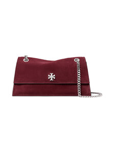 Tory Burch - Kira Turnlock Suede -olkalaukku - 600 MERLOT | Stockmann