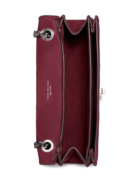 Tory Burch - Kira Turnlock Suede -olkalaukku - 600 MERLOT | Stockmann - photo 2